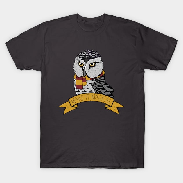 Magical Pets - Owl T-Shirt by calbers